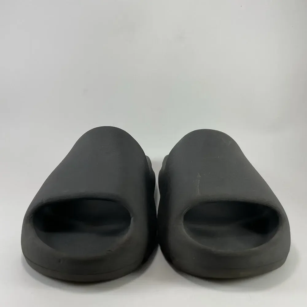 Adidas Yeezy Slide Onyx Mens Size 7 Black Charcoal Dark Grey Foam Sandals